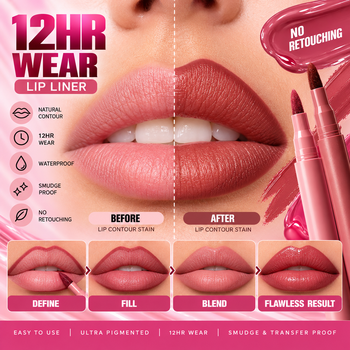 MAKEUSTOP™ Velvet Matte Lip Liner