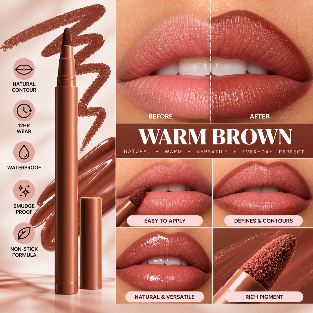 MAKEUSTOP™ Velvet Matte Lip Liner
