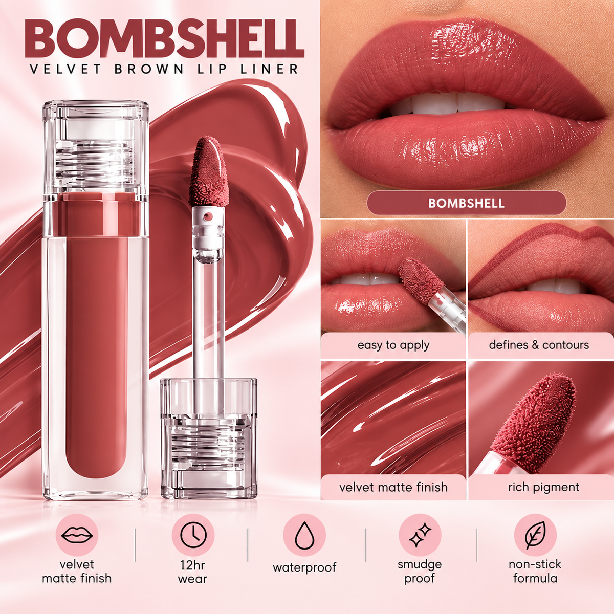 MAKEUSTOP™ Velvet Matte Lip Liner