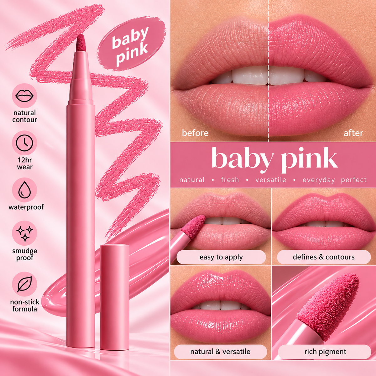 MAKEUSTOP™ Velvet Matte Lip Liner